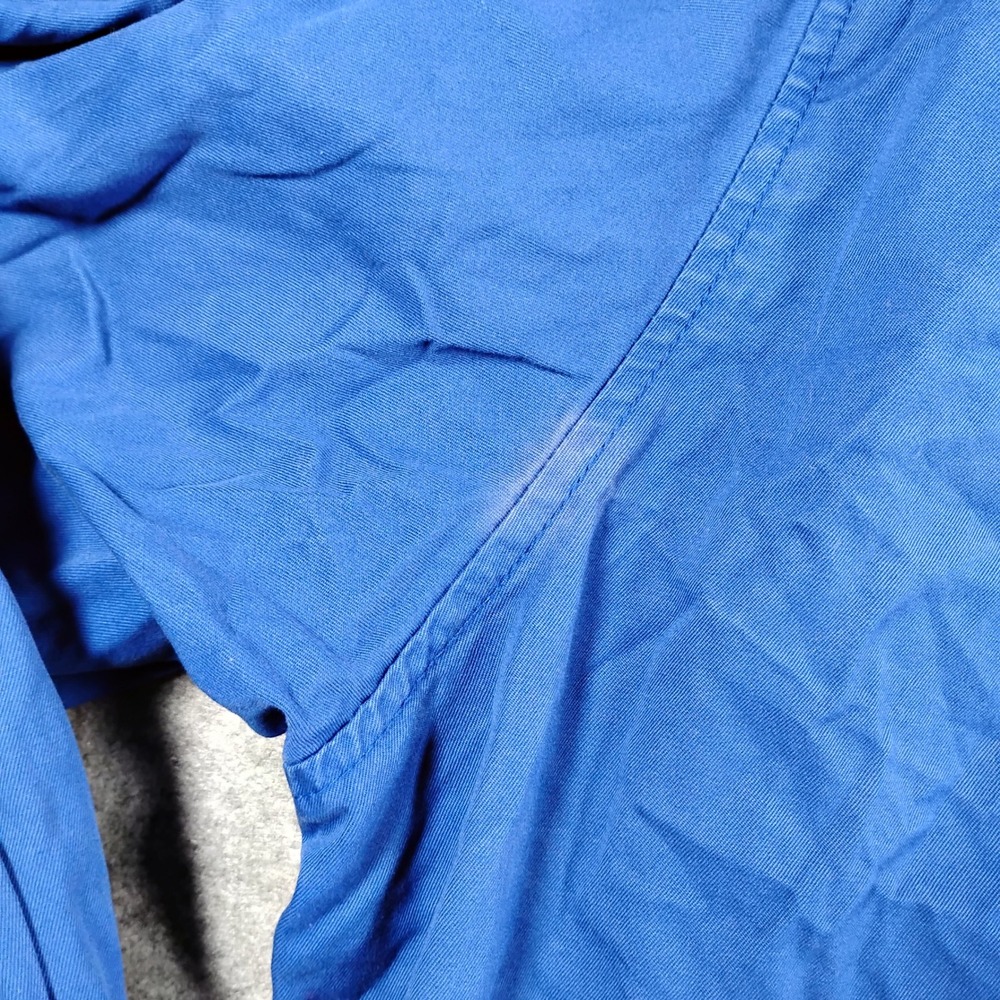 Vintage Polo Ralph Lauren Mens XXL Blue Cotton‎ Harrington Zip Jacket Red Pony - Picture 12 of 13